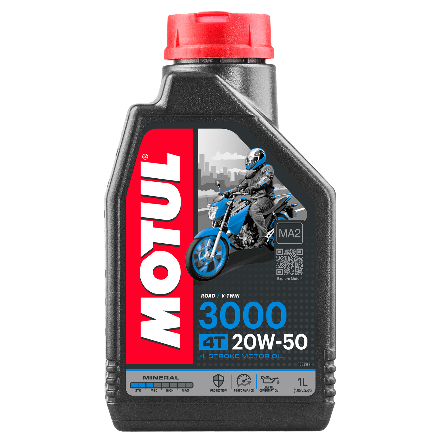 Motul 3000 4T 20W-50, 1 liter