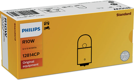 Blinkerslampa Philips R10W, 12V 10W BA15s, 1st