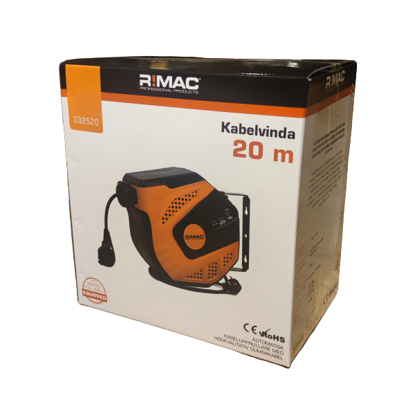 RIMAC Elkabelvinda 230V 2,5mm², 20M