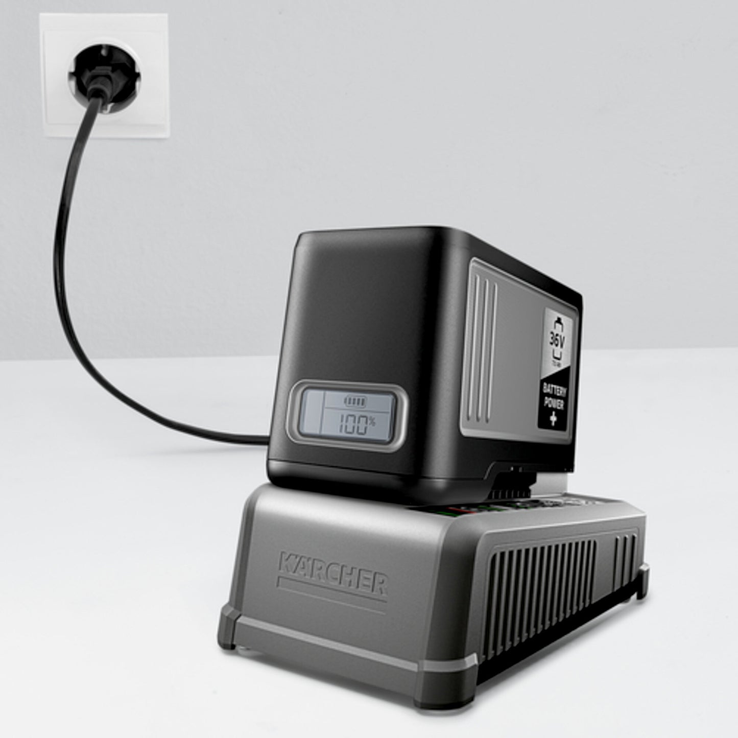 Snabbladdare Kärcher Batteri Power+ 36/60