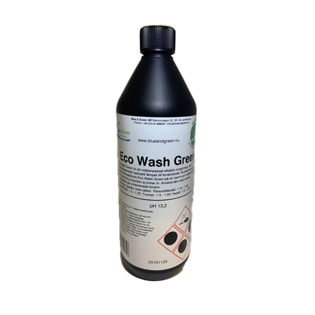Alkalisk Avfettning Blue & Green ECO Wash Green, 1 liter