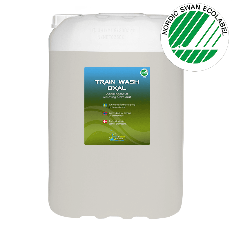 Rengöringsmedel Blue & Green Train Wash Oxal, 25 liter