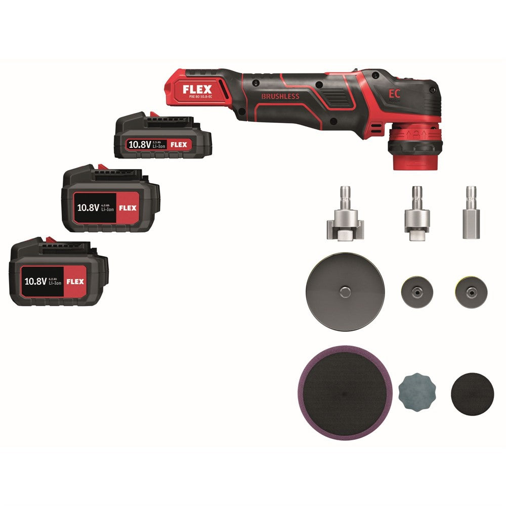 Polermaskin Kit Flex PXE80+DD2G10.8-EC