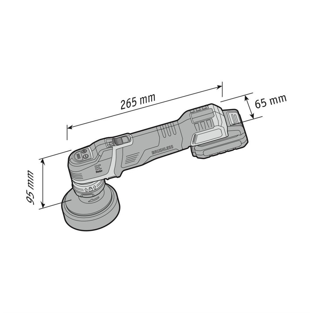 Polermaskin Kit Flex PXE80+DD2G10.8-EC
