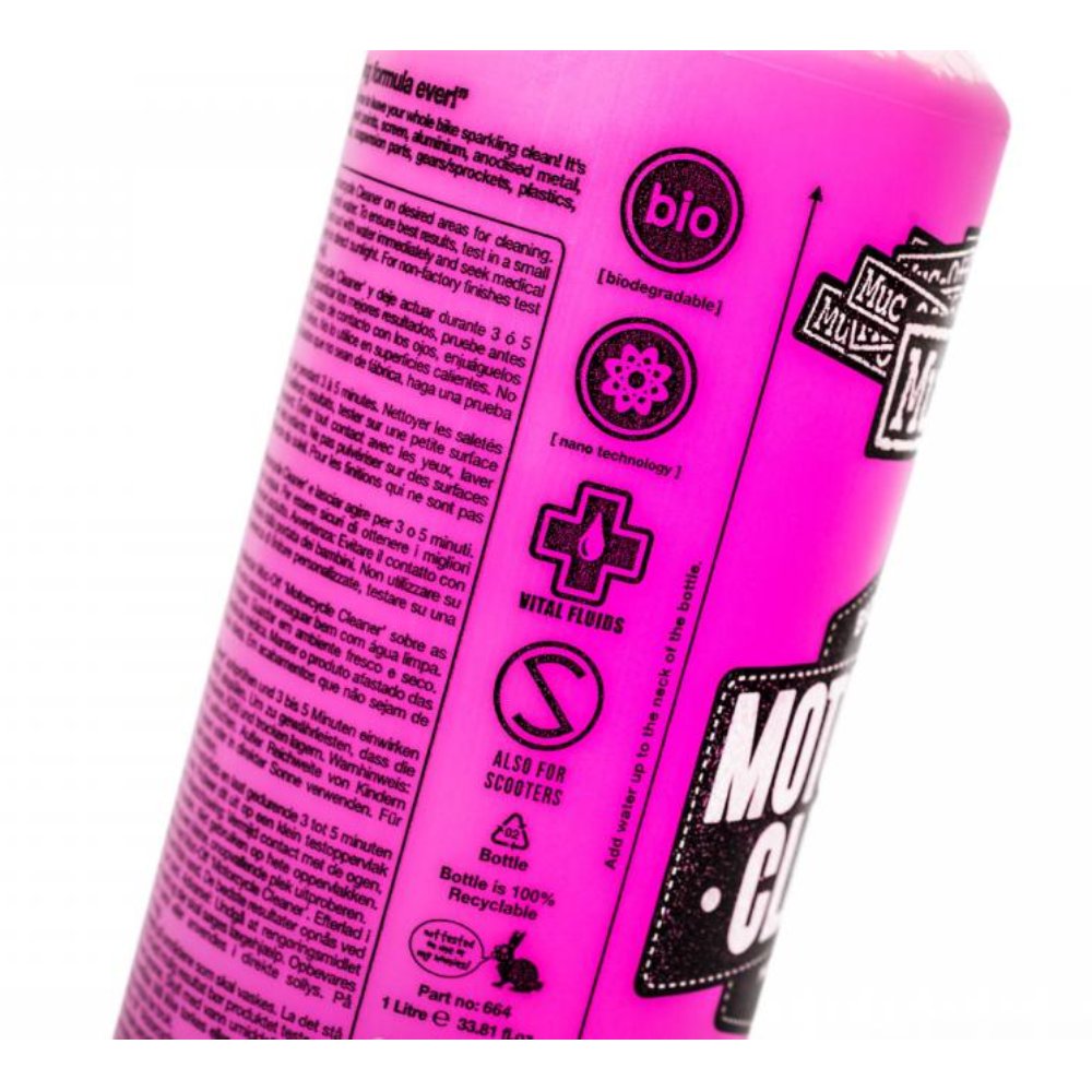 Muc-Off Nano Tech Motorcycle Cleaner, 1 liter