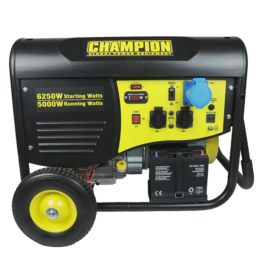 Elverk Champion Bensin 5500W CPG6500E2