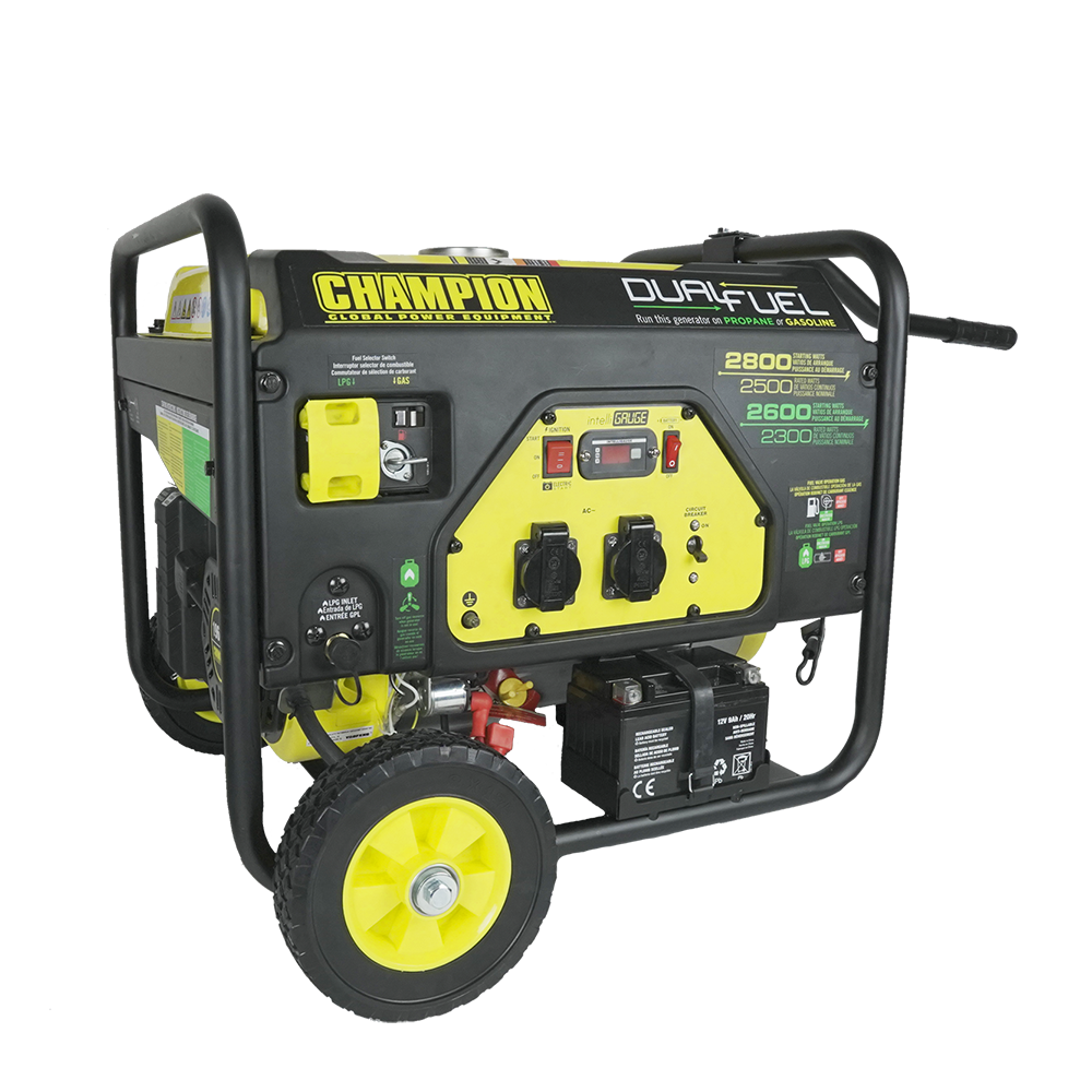 Elverk Champion 2800W, Dual Fuel CPG3500E2-DF