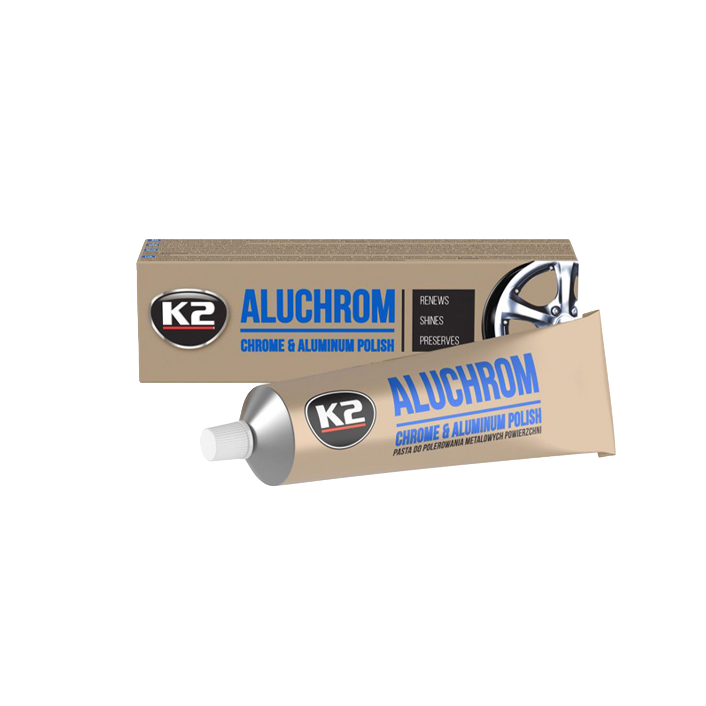 Metallpolish K2 Aluchrom 120 gram