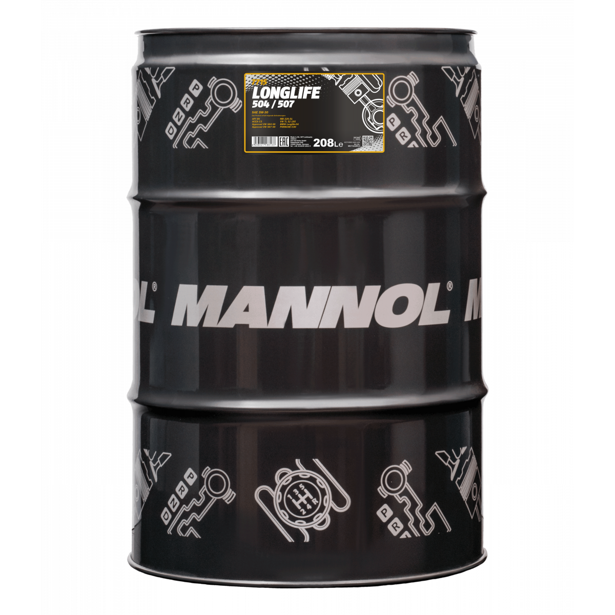 Motorolja Mannol MN7715 Longlife 504/507 5W-30, 208 liter