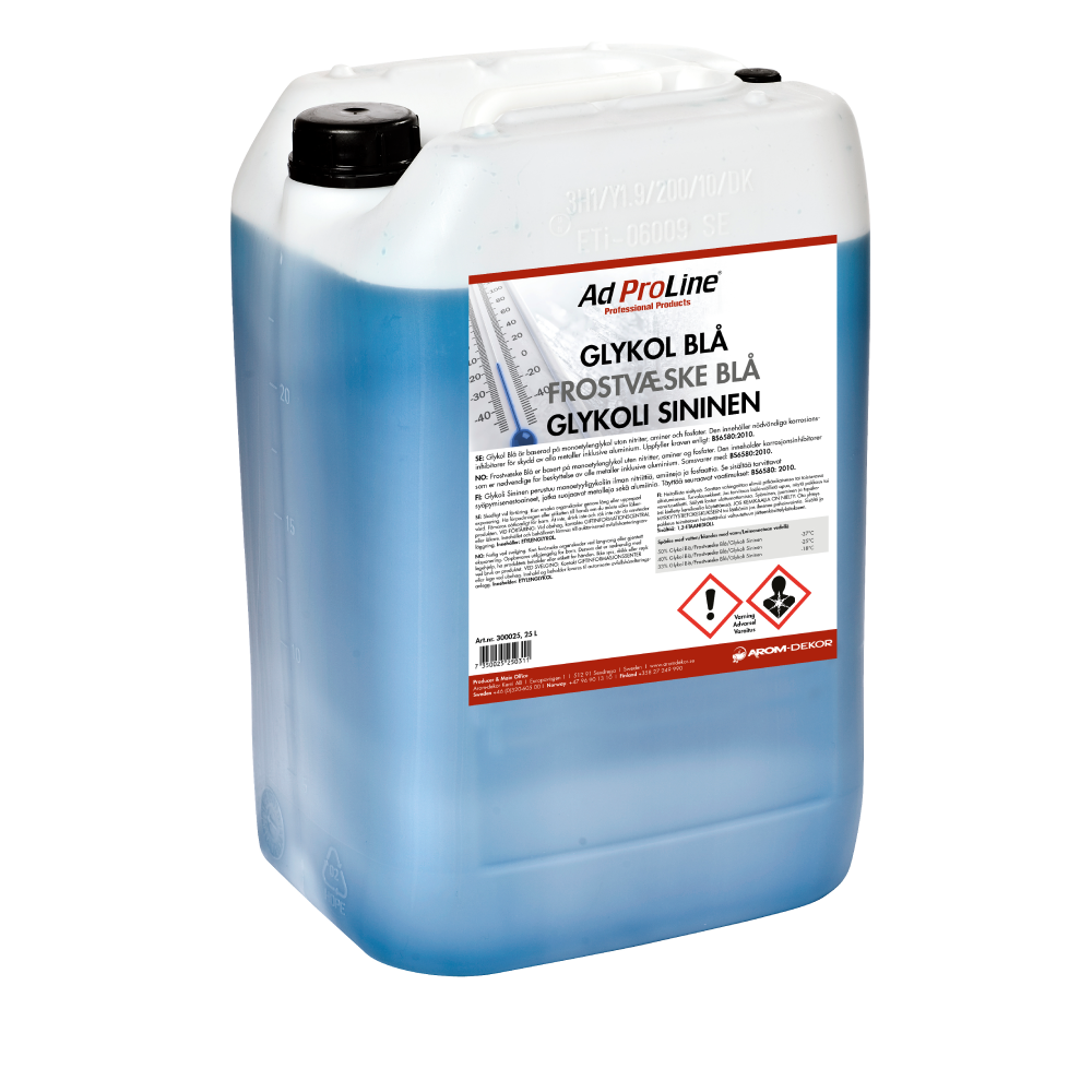 Blå Glykol Arom-Dekor Koncentrerad, 25L