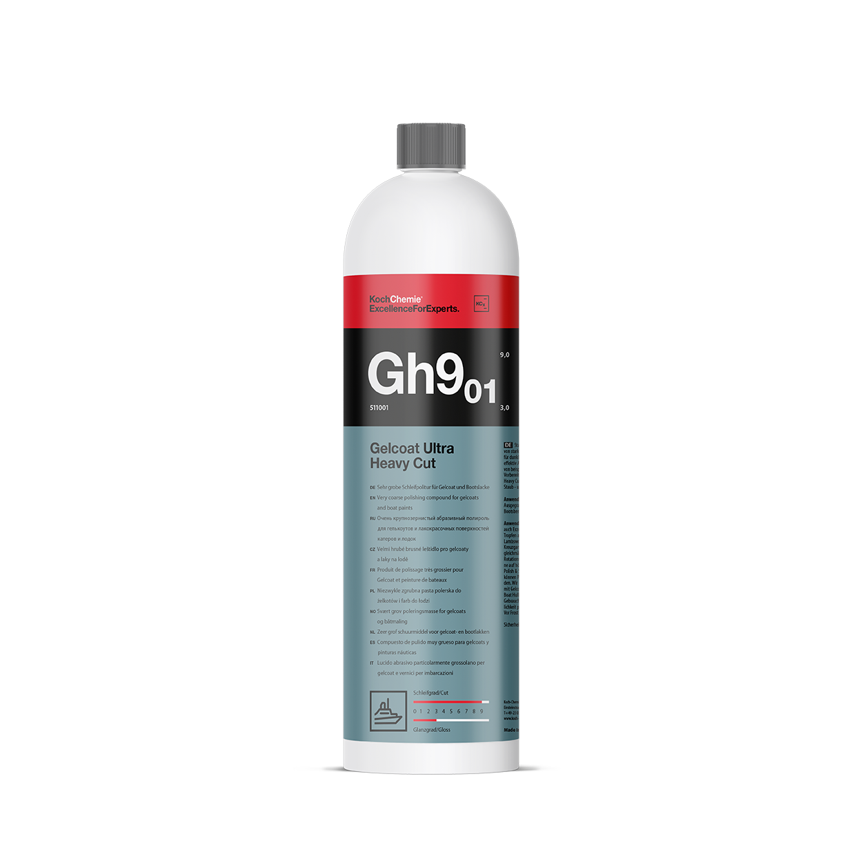 Båtpolermedel Koch-Chemie Gelcoat Ultra Heavy Cut Gh9.01, 1 liter