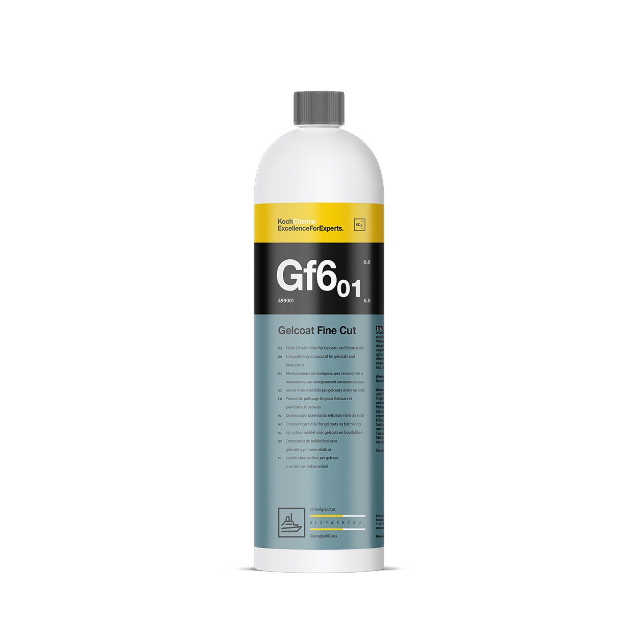 Båtpolermedel Koch-Chemie Gelcoat Fine Cut Gf6.01, 1 liter