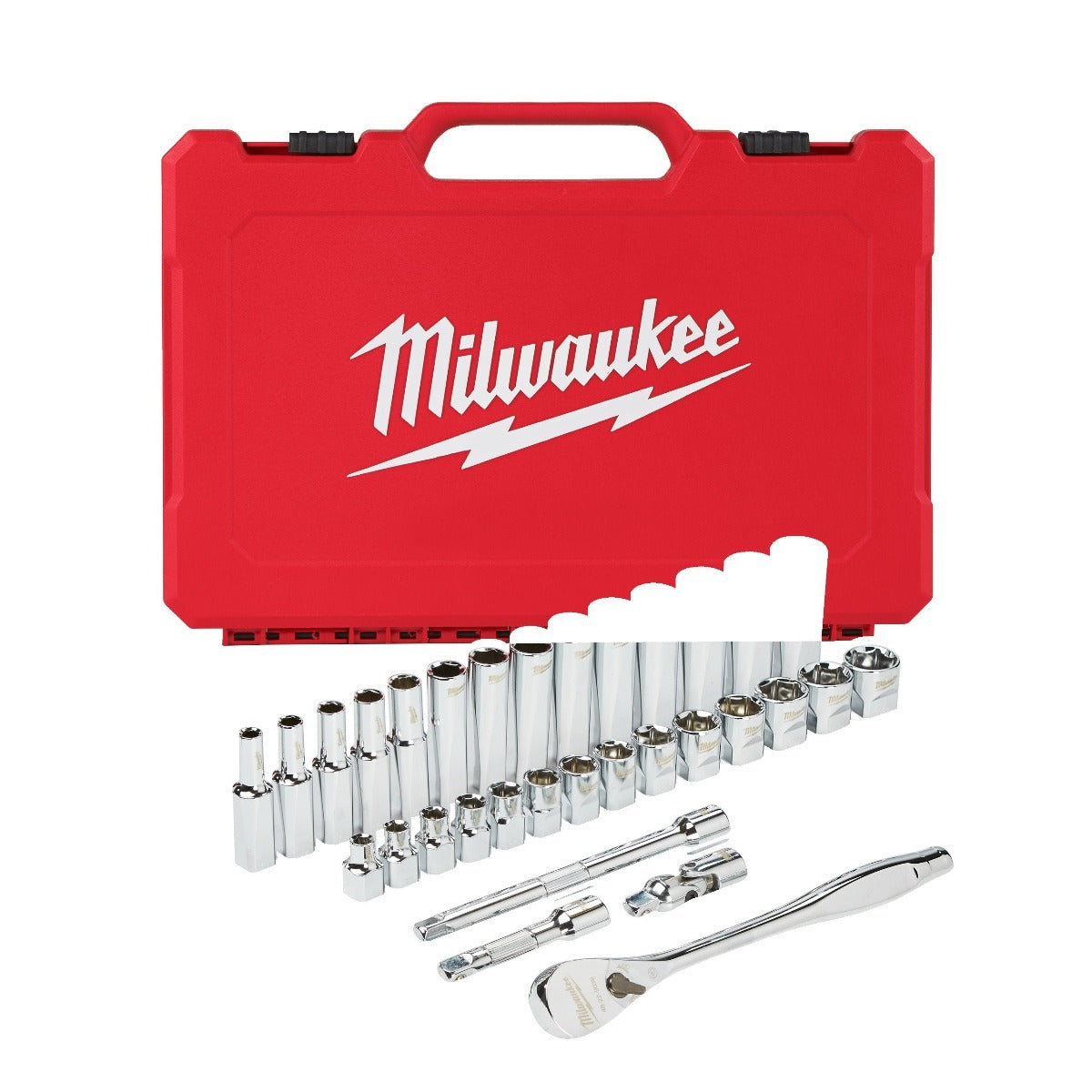 Hylsnyckelsats Milwaukee Hylsnyckelsats 3/8"mm 32-delar