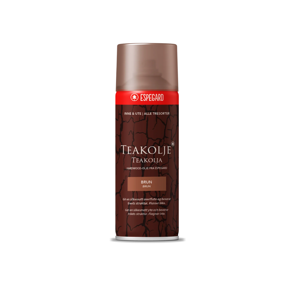 Teakolja Espegard Brun, Spray 500 ml
