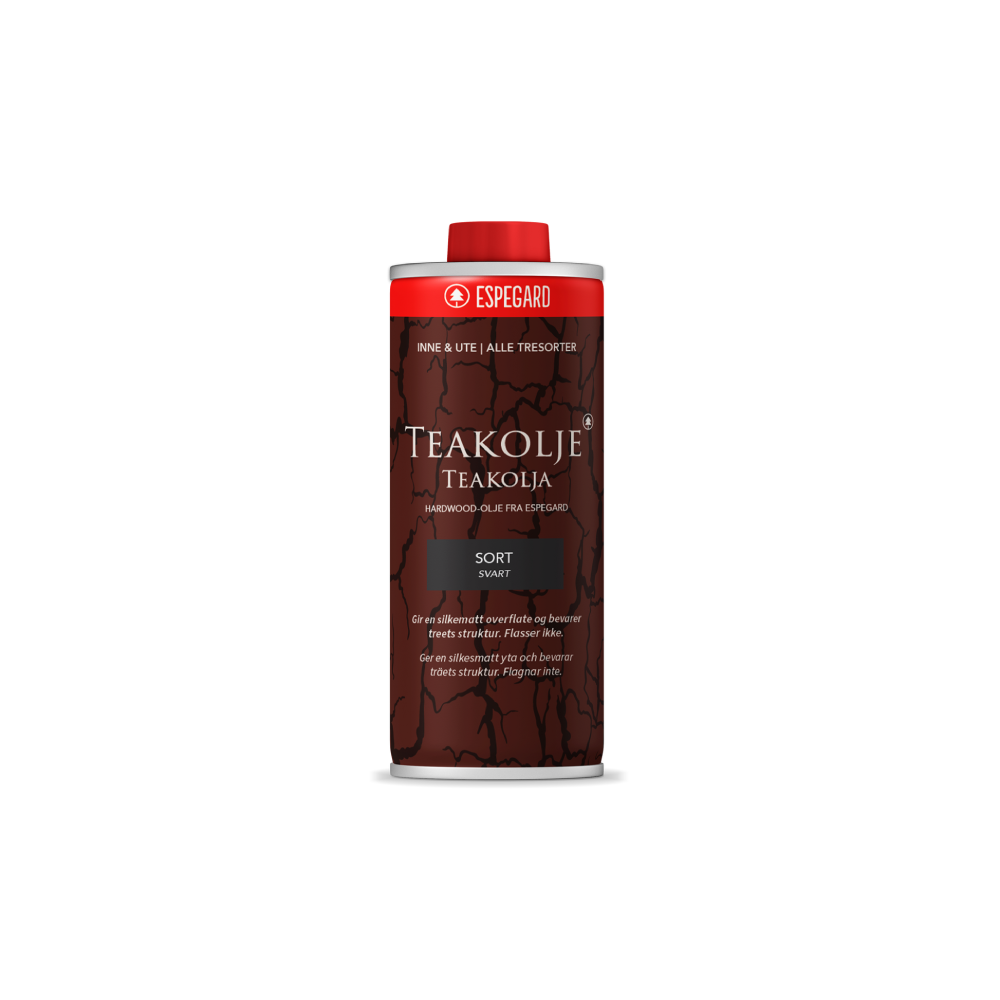 Espegard Teakolja Svart, 450 ml