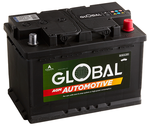 Bilbatteri 70ah Agm () Bilbatteri 70ah Agm