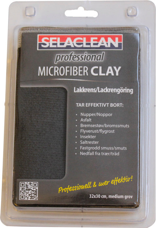 Selaclean Professional Microfiber Clay Medium Grov, 32x30cm