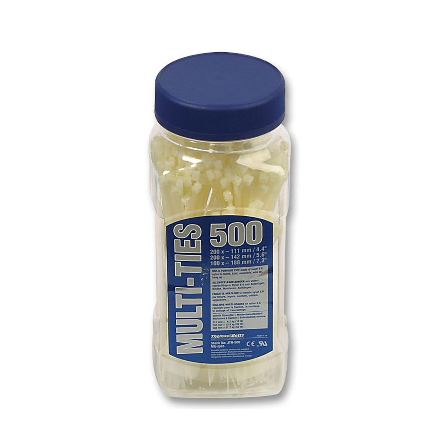 Buntband vita 500 st