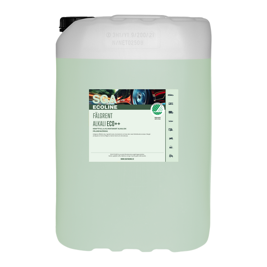 Svanenmärkt Alkalisk Fälgtvätt SGA ECOLINE Fälgrent Alkali ECO++, 25 Liter