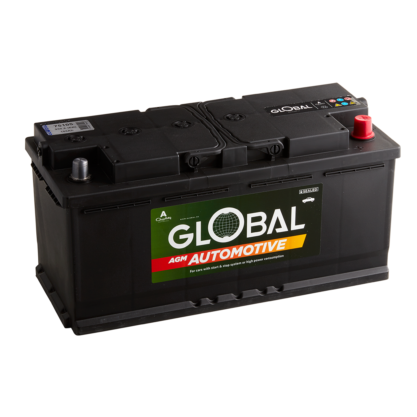 GLOBAL AGM Batteri L6 START/STOP 105Ah