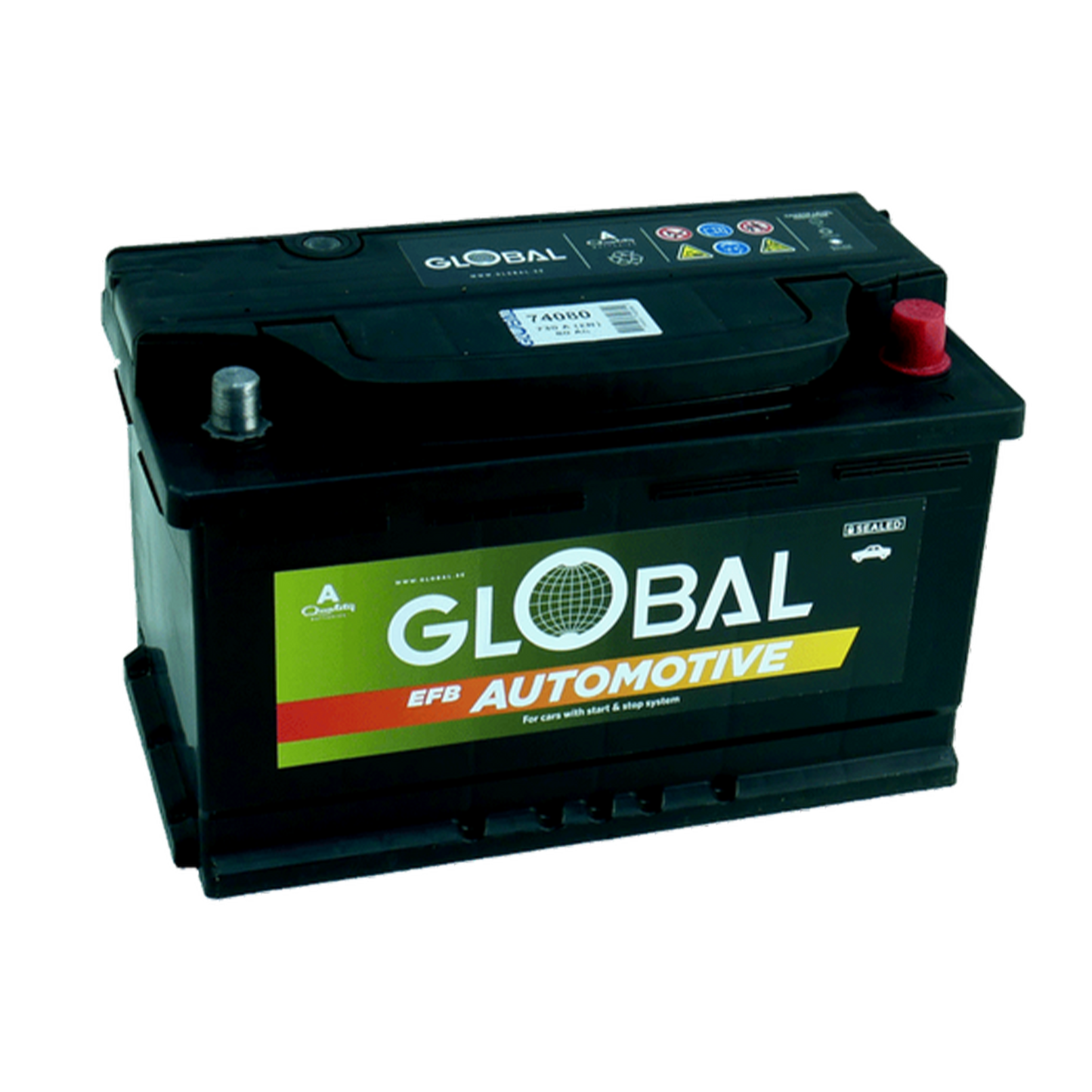 GLOBAL EFB L4 START/STOP Batteri 80Ah