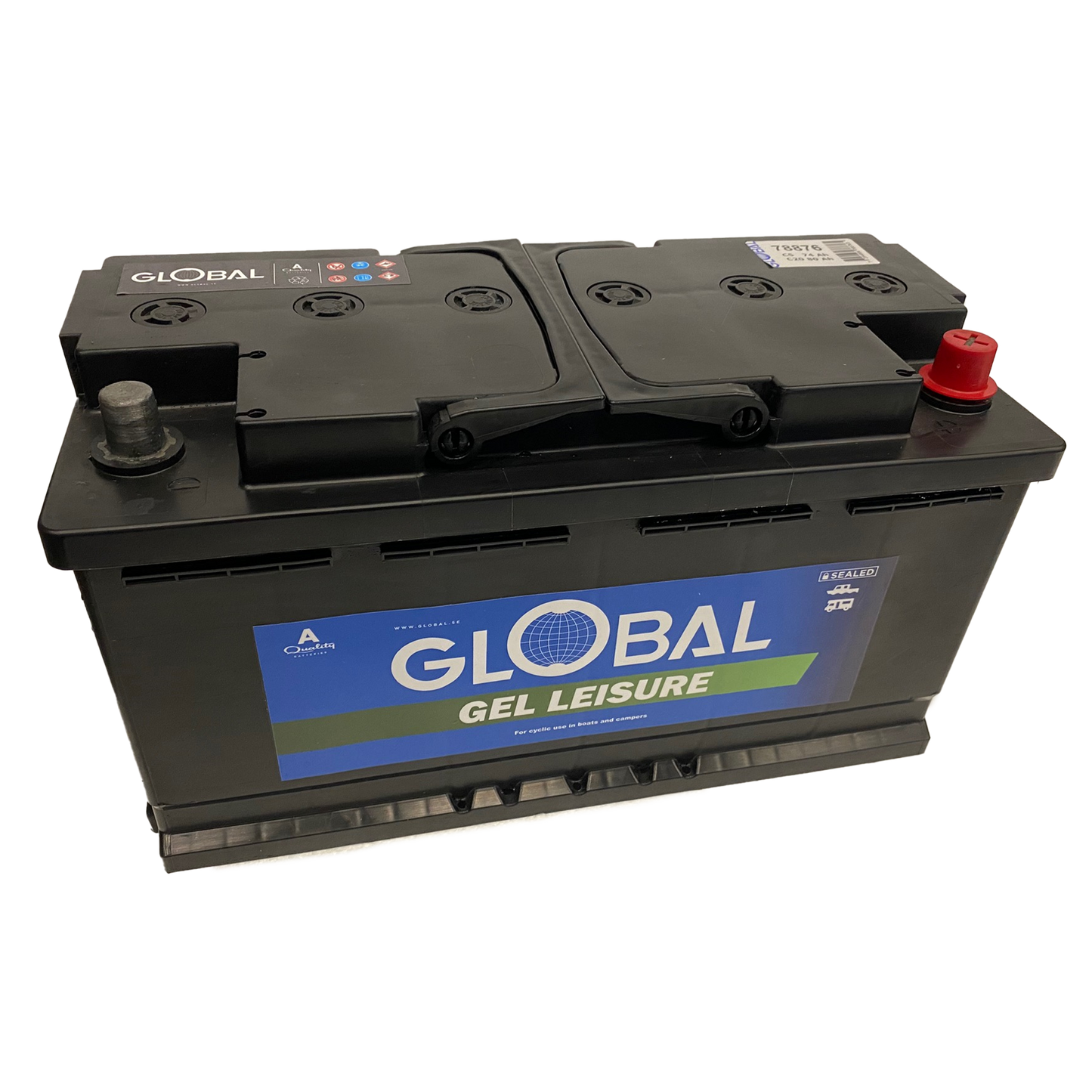 GLOBAL FRITID GL L5 12 80 GEL Batteri 80Ah