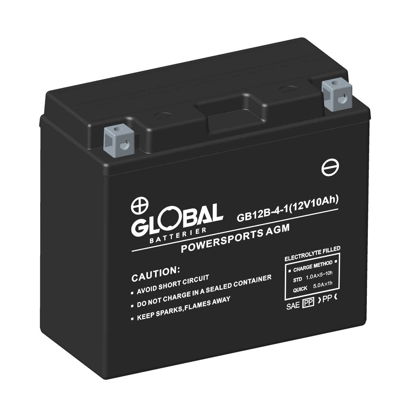 GLOBAL GB12B-4 FA MC Batteri 10Ah