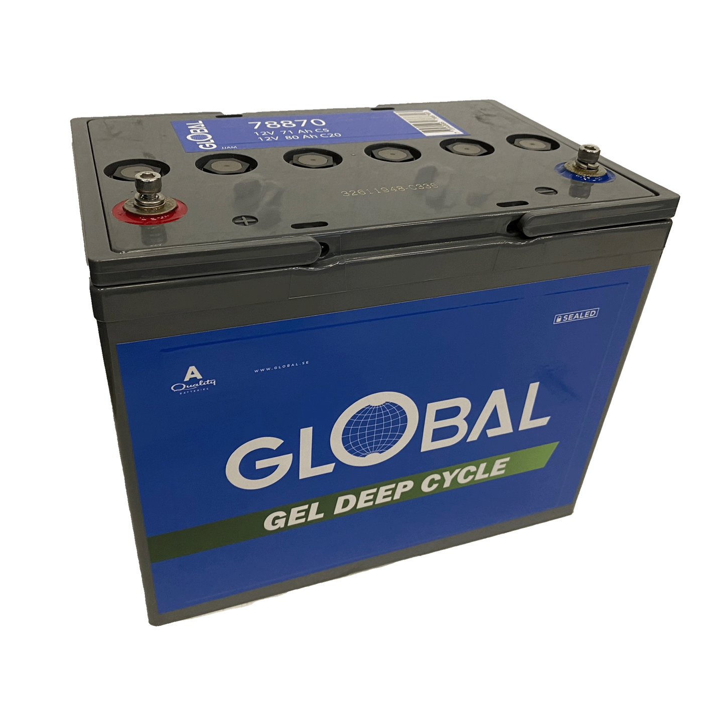GLOBAL GL BCI-24 GEL 12-80 Batteri 80Ah
