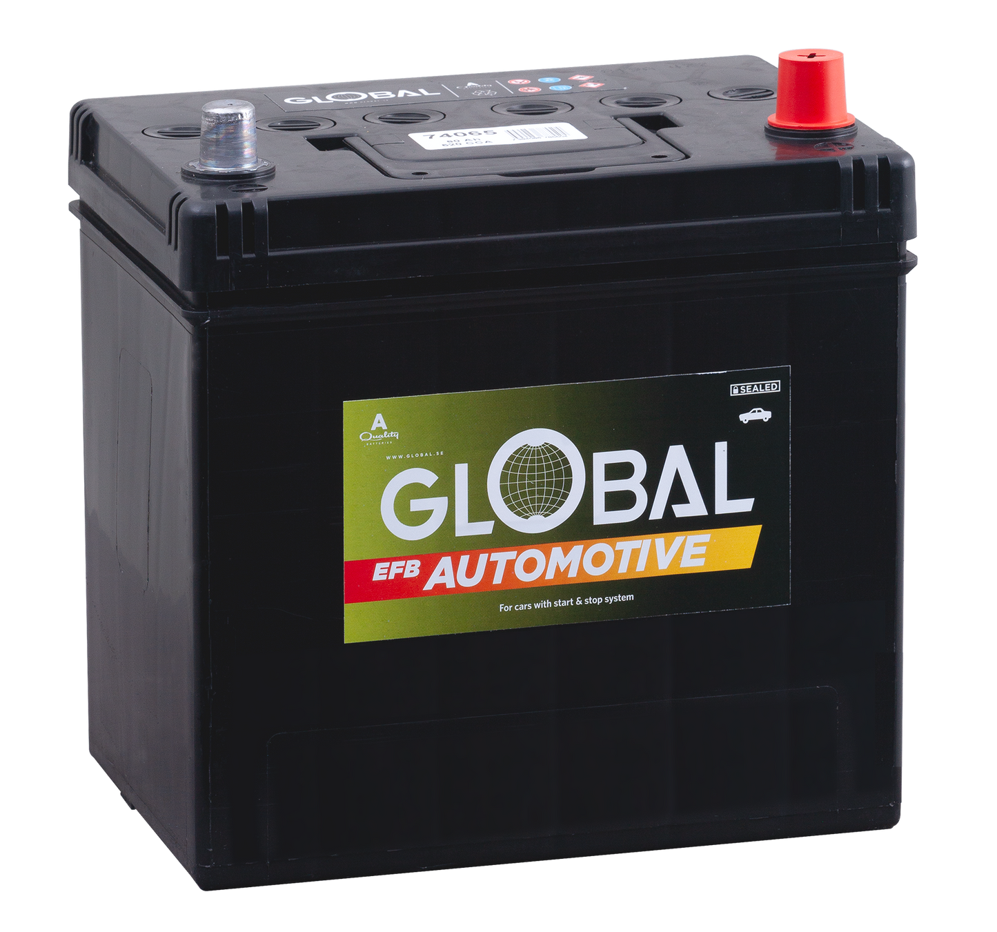 GLOBAL EFB D23L START/STOP Batteri 60Ah