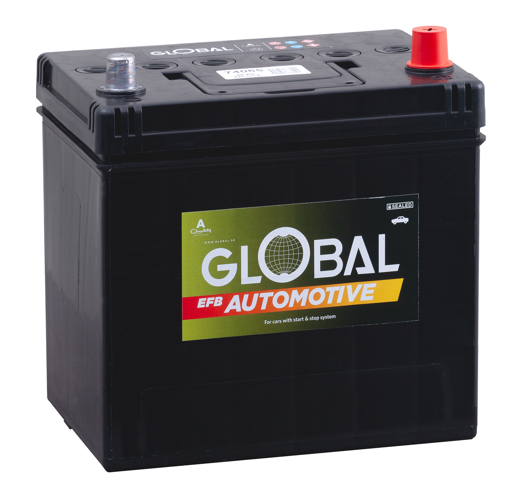 GLOBAL EFB D23L START/STOP Batteri 60Ah