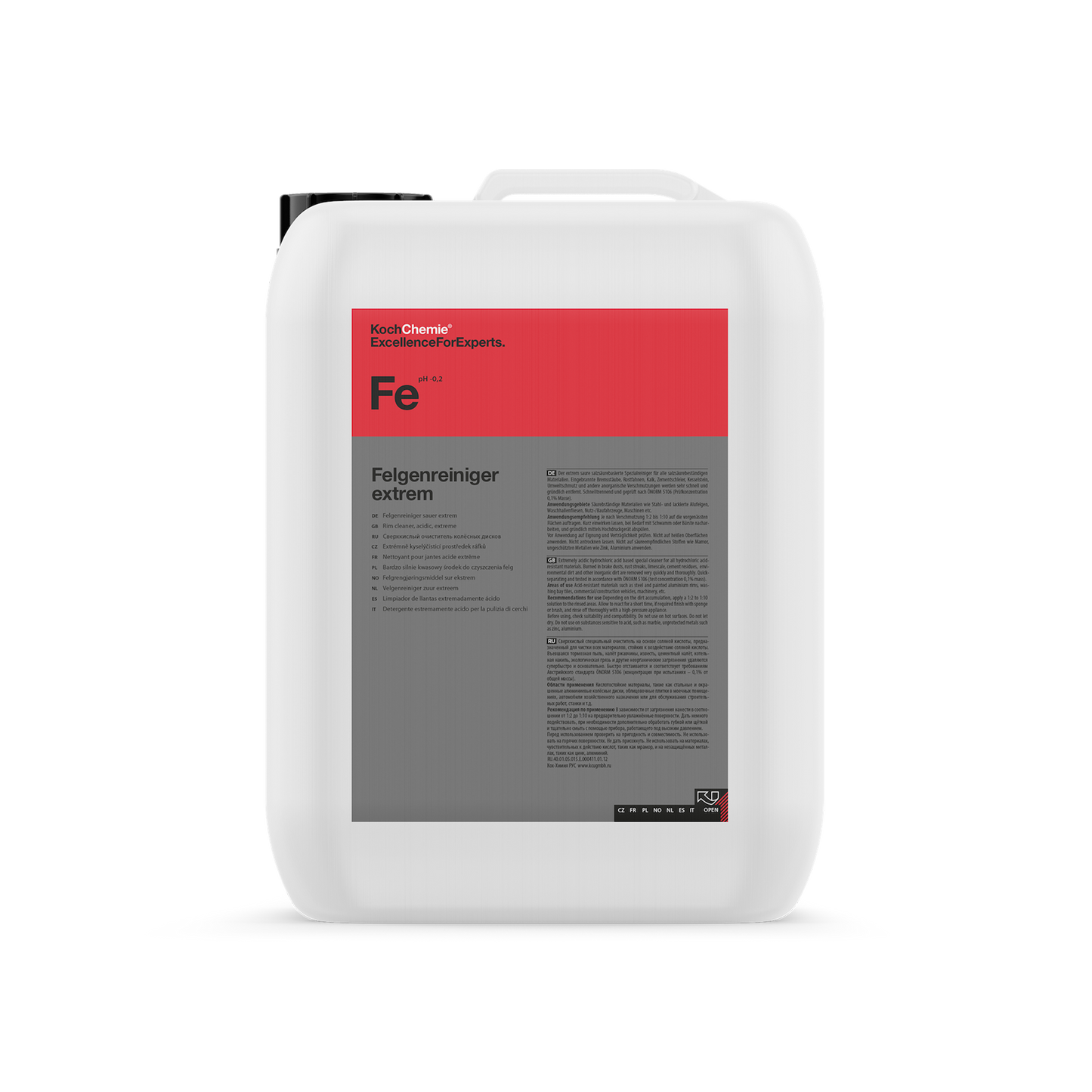 Syrabaserad fälgrengöring Koch-Chemie Fälgrengöring Extrem, 22 kg