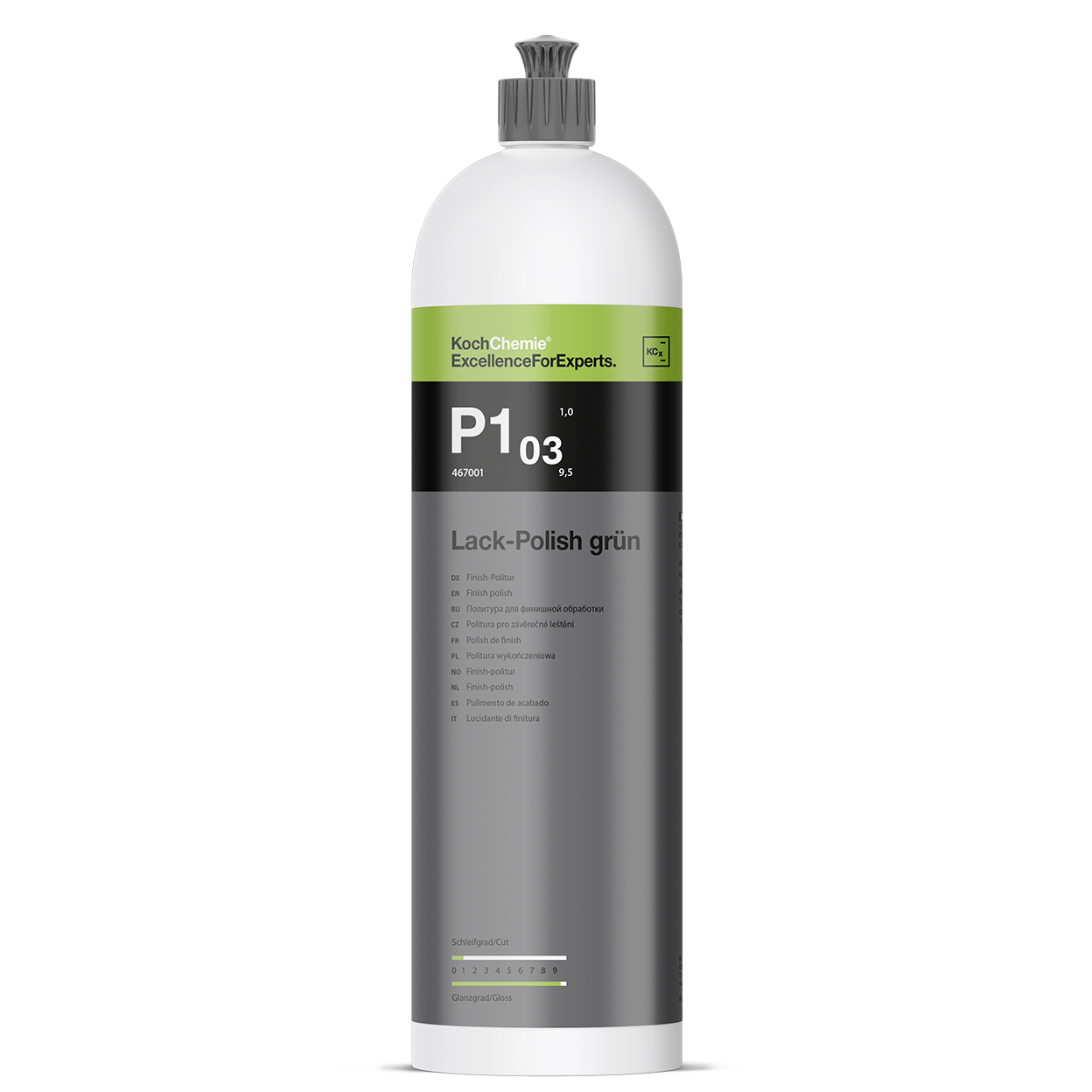 Polermedel superfin Koch-Chemie Lack-Polish Green P1.03, 1 liter
