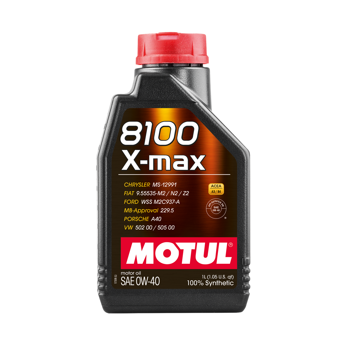 Motul 8100 X-MAX 0W-40, 1 liter