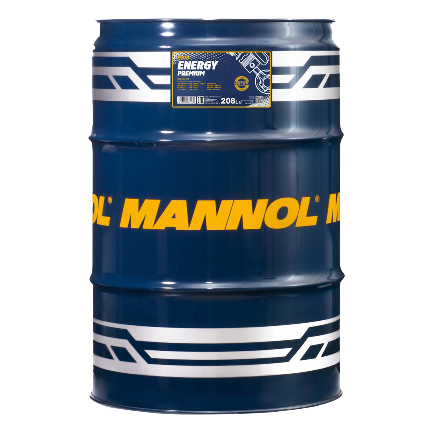Motorolja Mannol Energy Premium 5W-30, 208 Liter