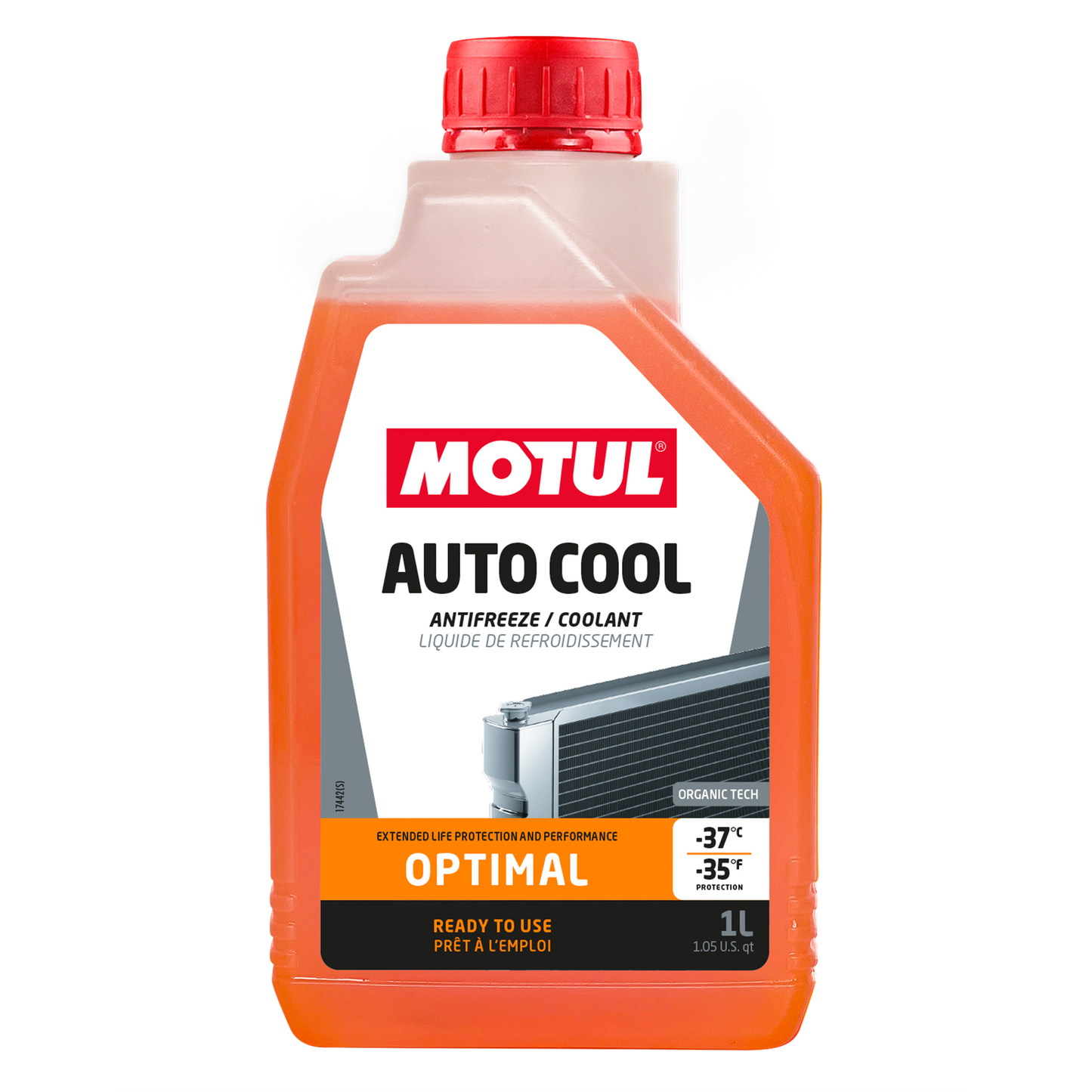 Motul AUTO COOL OPTIMAL -37C, 1 liter