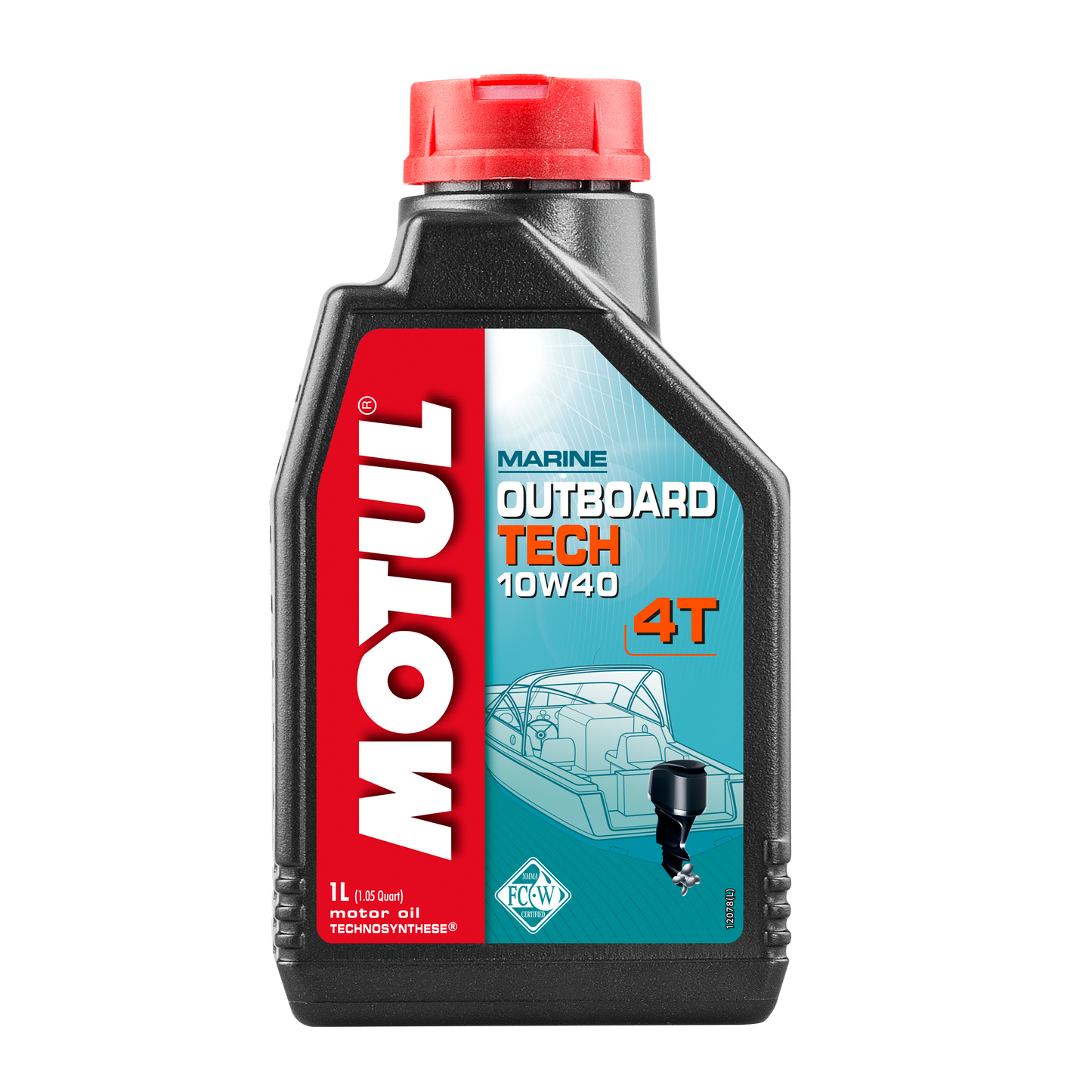 Motul OUTBOARD TECH 4T 10W-40, 1 liter