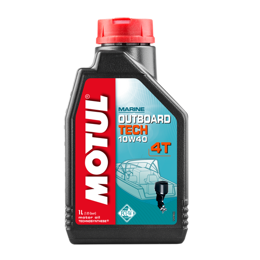 Motul OUTBOARD TECH 4T 10W-40, 1 liter