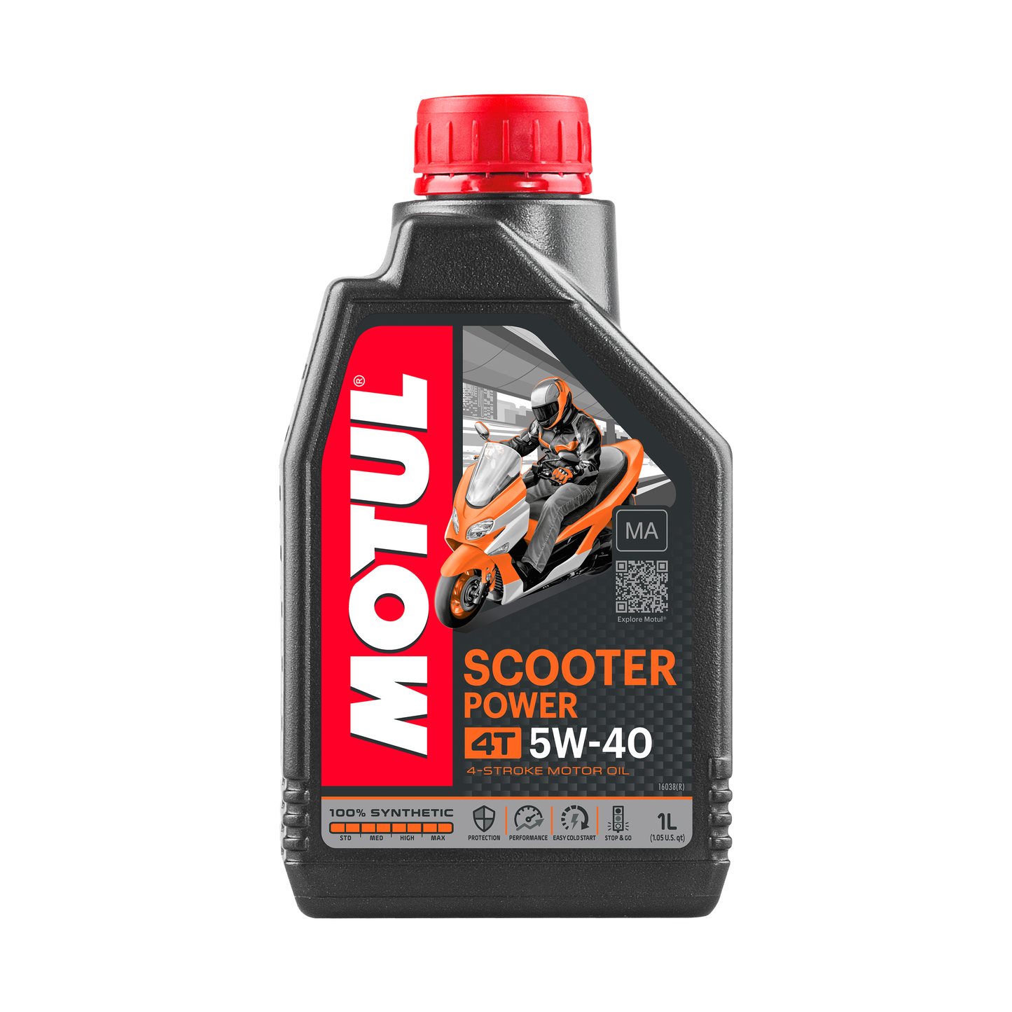 Motul Scooter Power 4T 5W-40, 1 liter