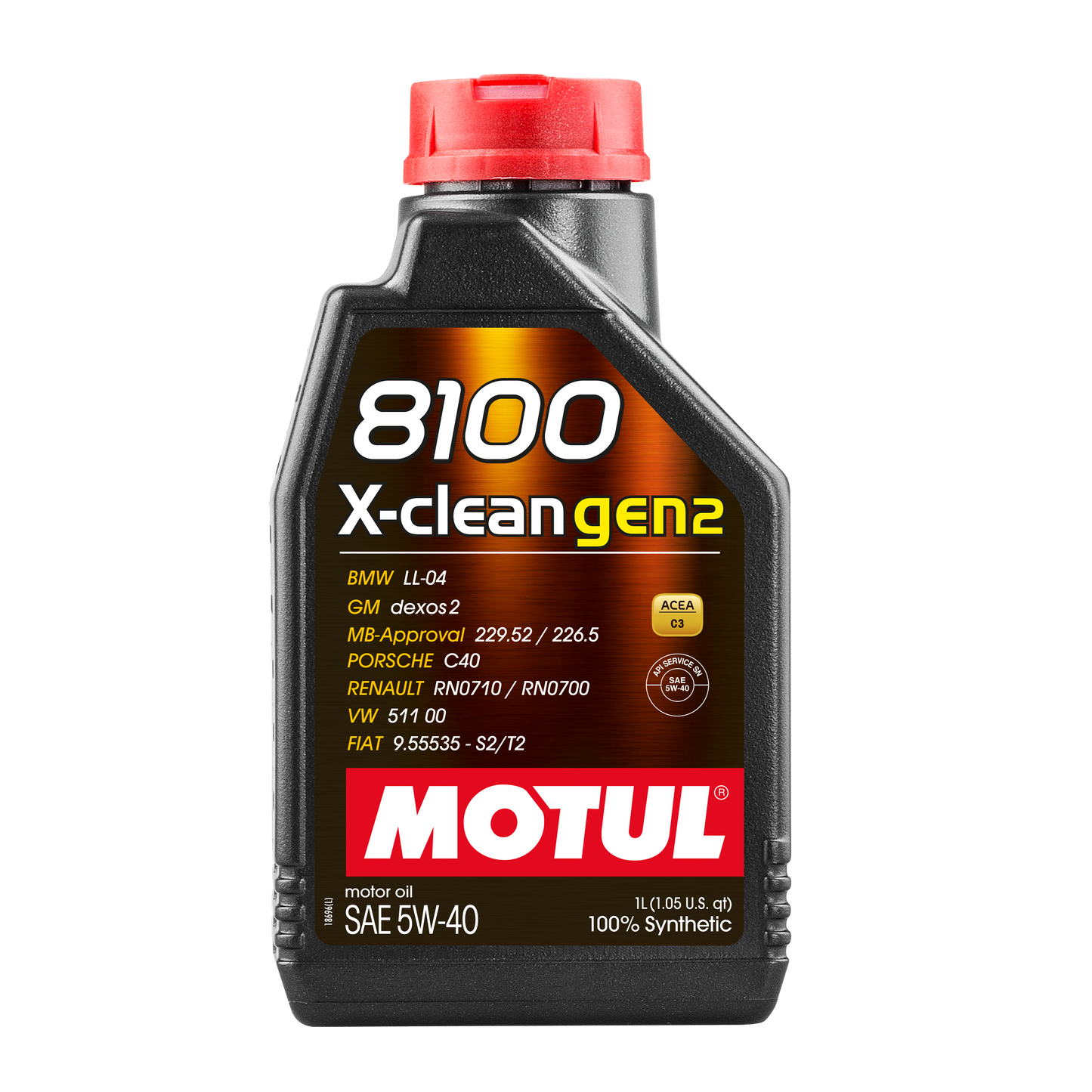 Motul 8100 X-CLEAN GEN2 5W-40, 1 liter