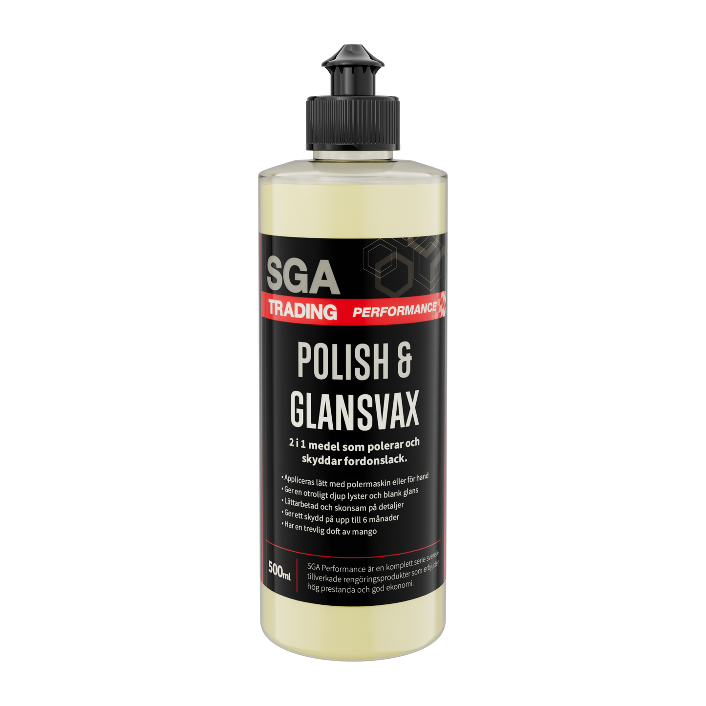 Glansvax SGA Performance Polish & Vax, 500 ml