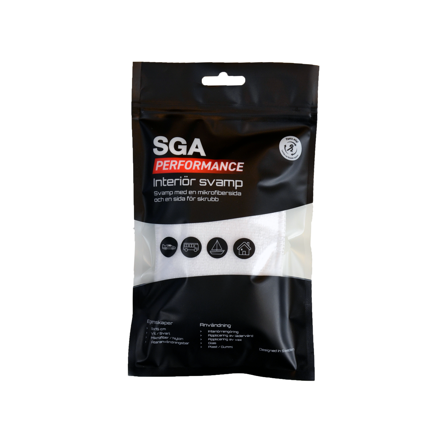 Interiörsvamp SGA Performance Mikrofiber Scrub pad