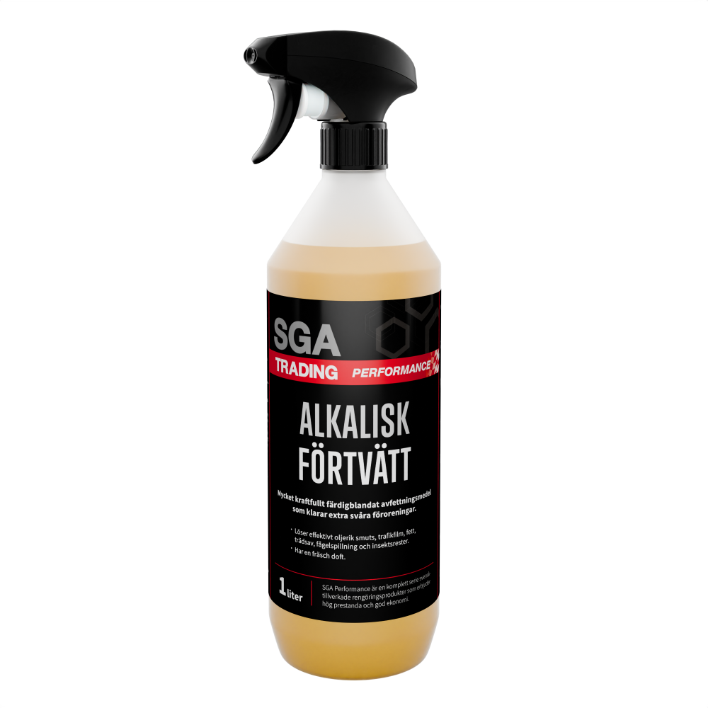 Alkalisk avfettning SGA PERFORMANCE Alkalisk förtvätt, 1 liter