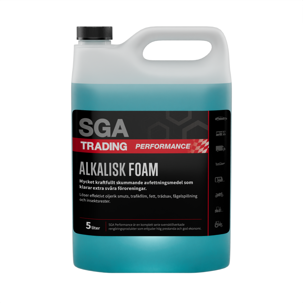 Alkalisk skumavfettning SGA PERFORMANCE Alkalisk foam, 5 liter