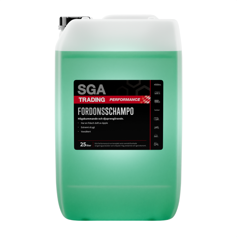 Bilschampo SGA PERFORMANCE Fordonsschampo, 25 liter