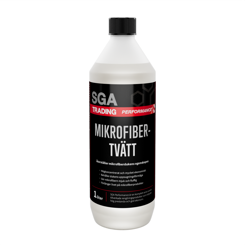 Mikrofibertvätt SGA PERFORMANCE Mikrofiberrengöring, 1 liter
