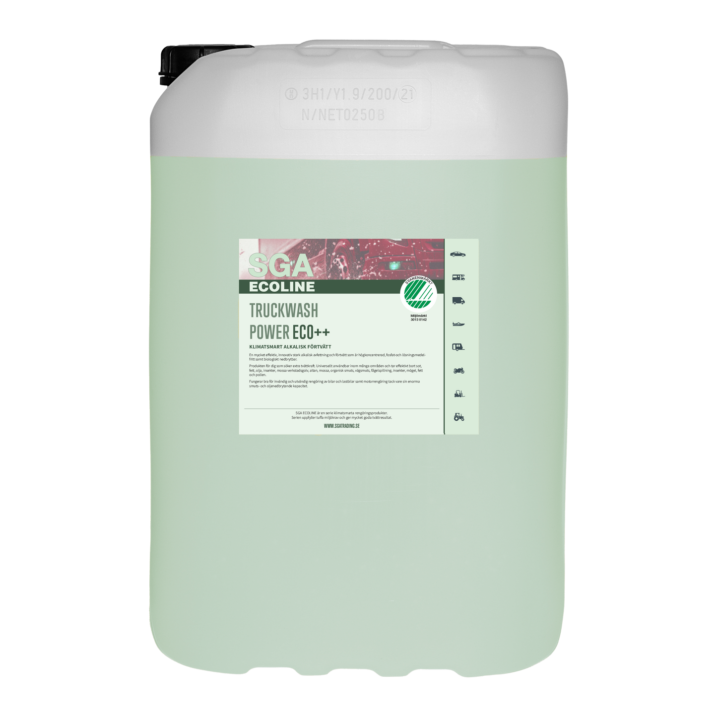 Svanenmärkt SGA Ecoline Truckwash Power ECO++, 25 Liter