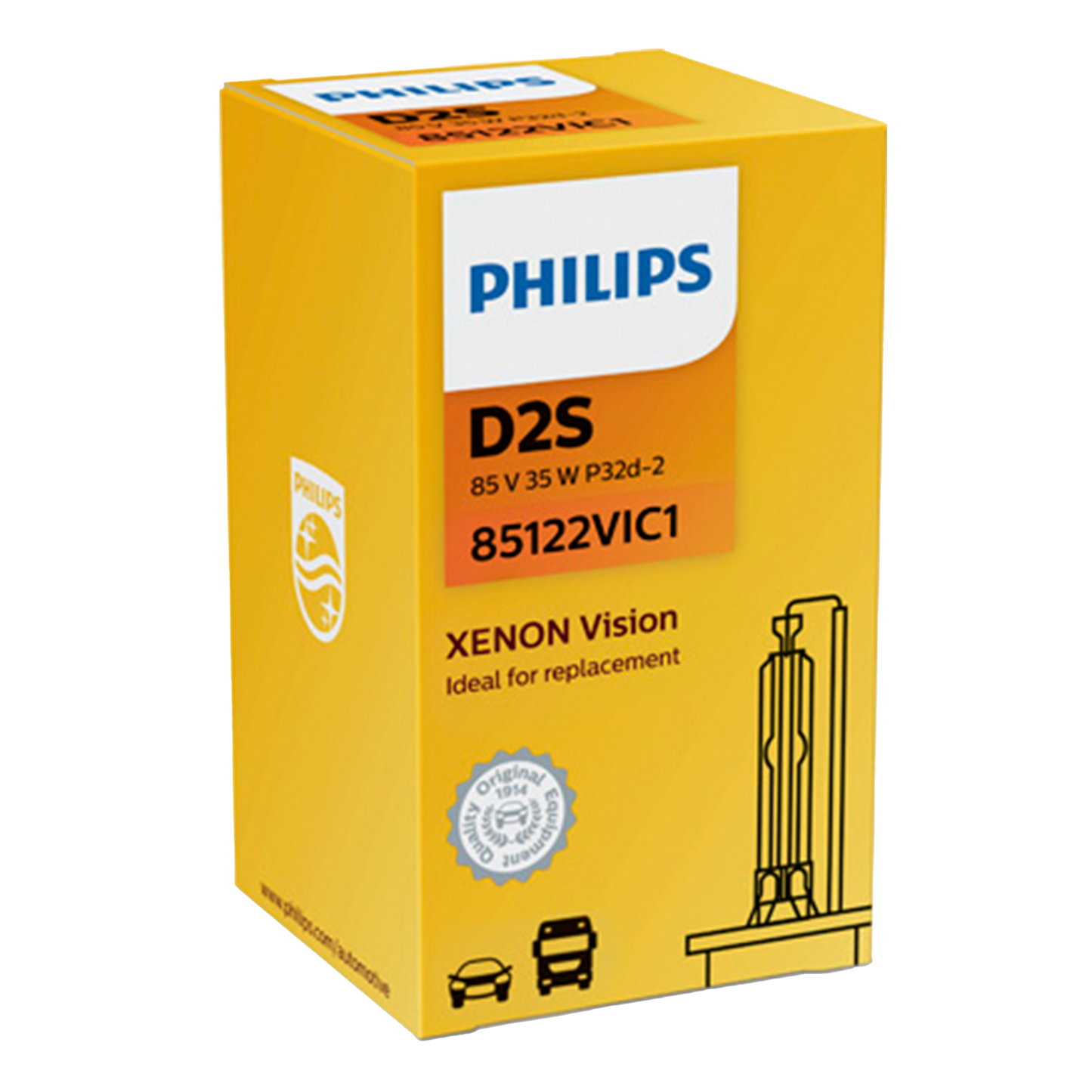 Xenonlampa Philips Xenon Vision D2S 35W P32d-2