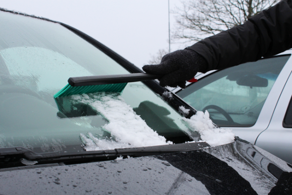 Snöborste Vikan Hård Svart, 490mm