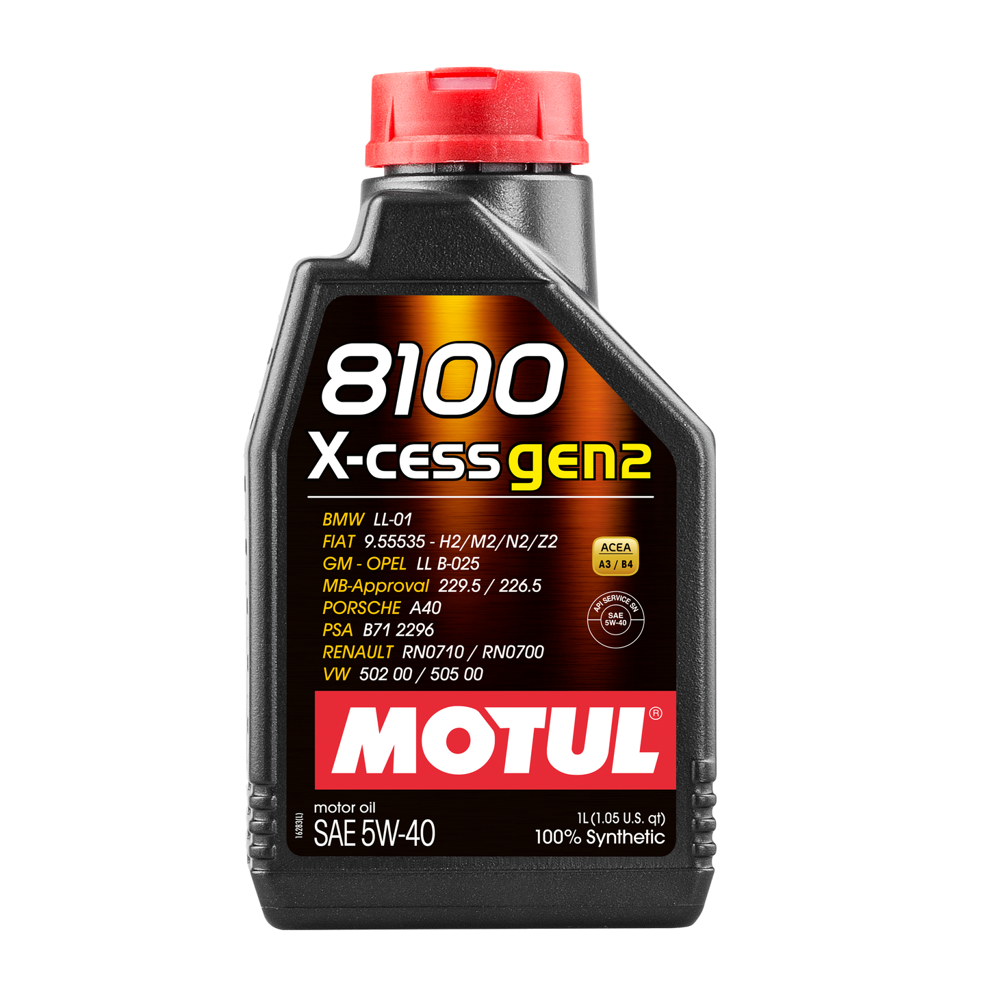 Motul 8100 X-CESS GEN2 5W-40, 1 liter