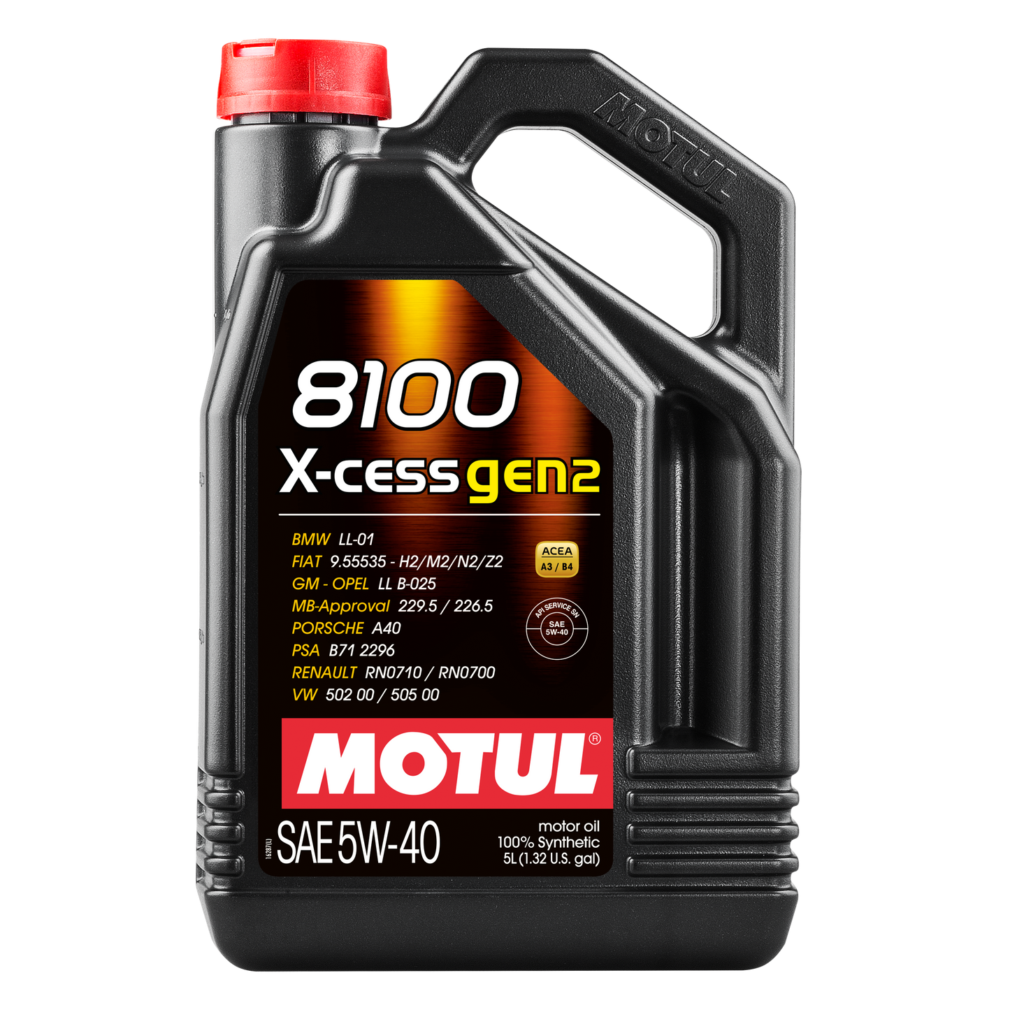 Motul 8100 X-CESS GEN2 5W-40, 5 liter